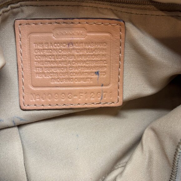 Vintage Leather Coach Hobo Hand bag - Picture 11 of 14